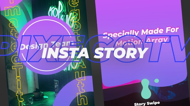 Insta Story Freebies template preview