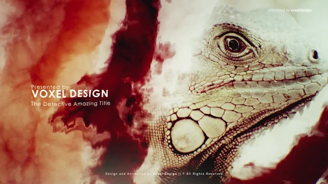 The Detective Title Freebies template preview