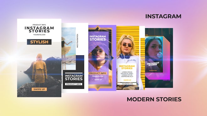 Instagram Stories Pack 28 Freebies template preview