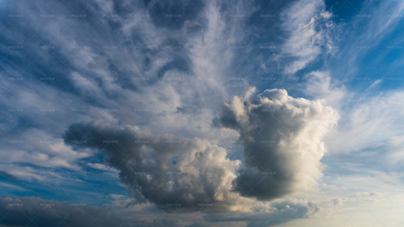 Fluffy Clouds: Stock Photos