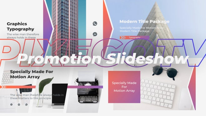 Promotion Slideshow Freebies template preview