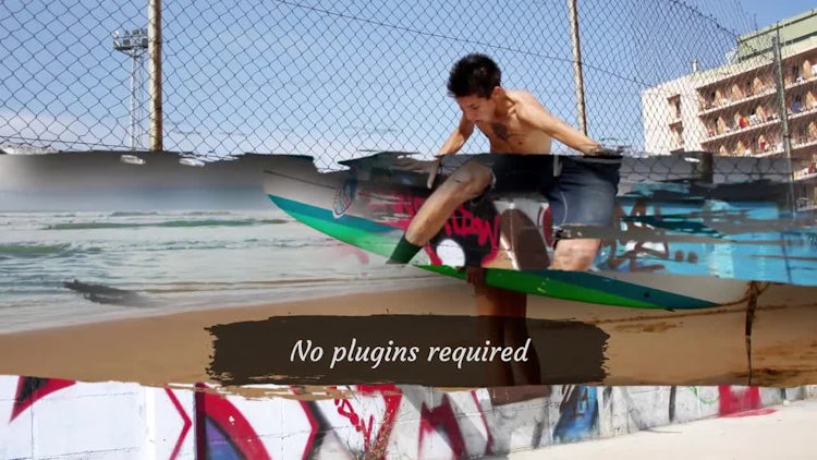 Photo Slideshow - Brush Paint: Premiere Pro Templates