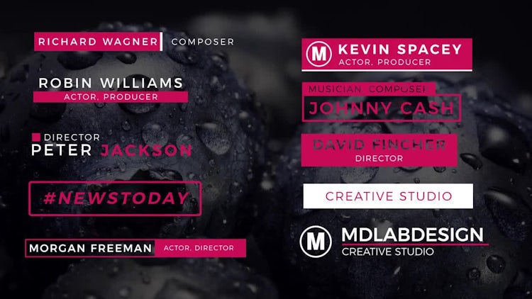 Titles: After Effects Templates