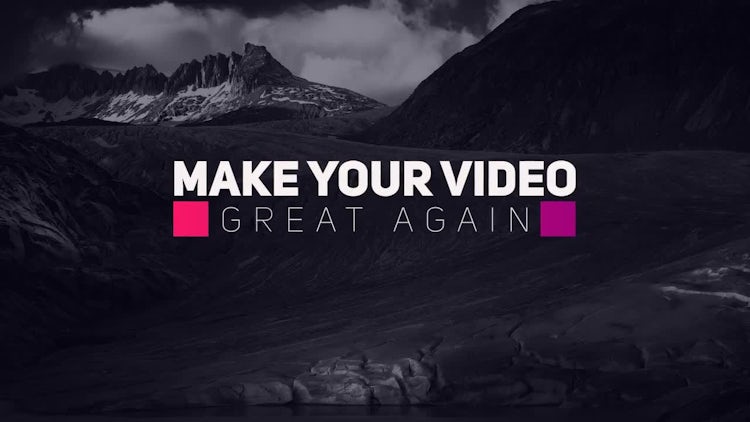 New Stylish Titles: After Effects Templates