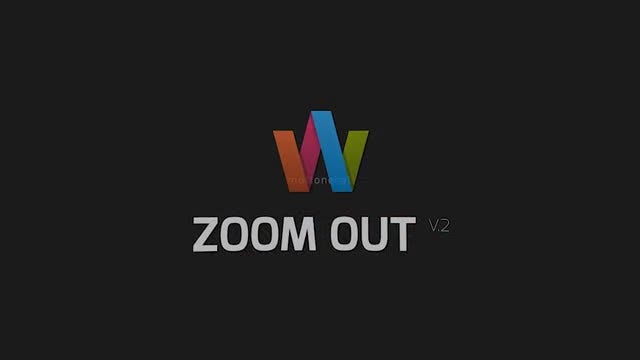 Zoom Out: After Effects Templates