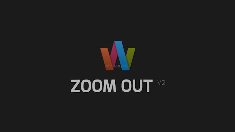 Zoom Out: After Effects Templates