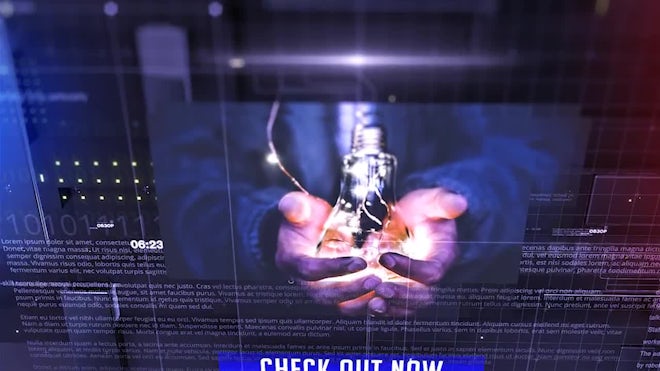 Techno Corporate Slideshow Freebies template preview