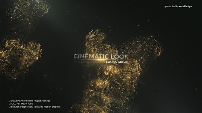 Dream Particles Titles Freebies template preview