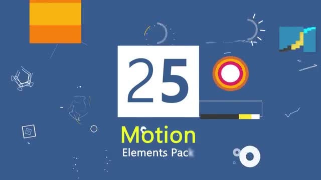 25 Motion Graphic Element Pack V2 - Stock Motion Graphics | Motion Array