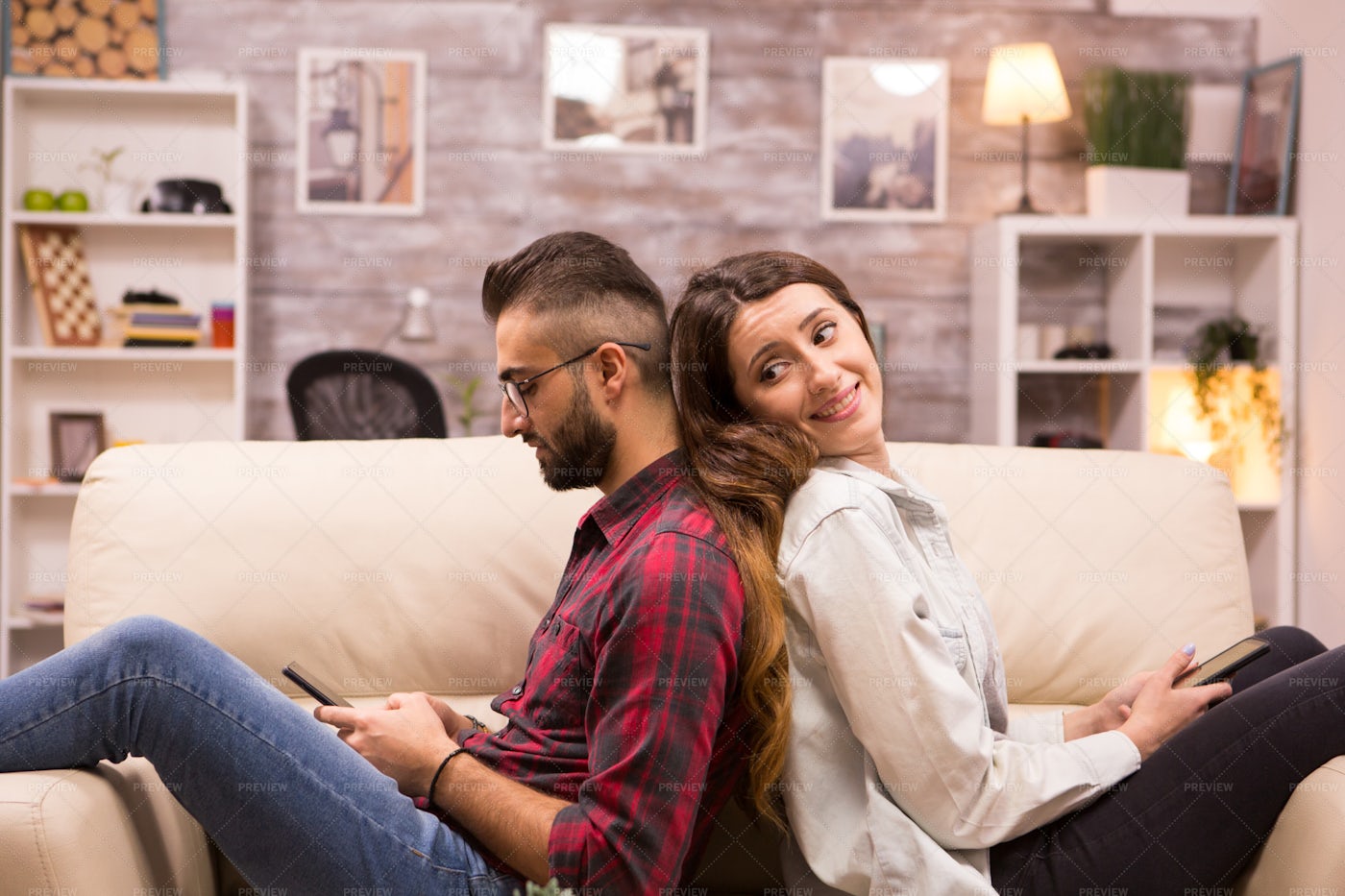 Leaning Against Each Other: Stock Photos