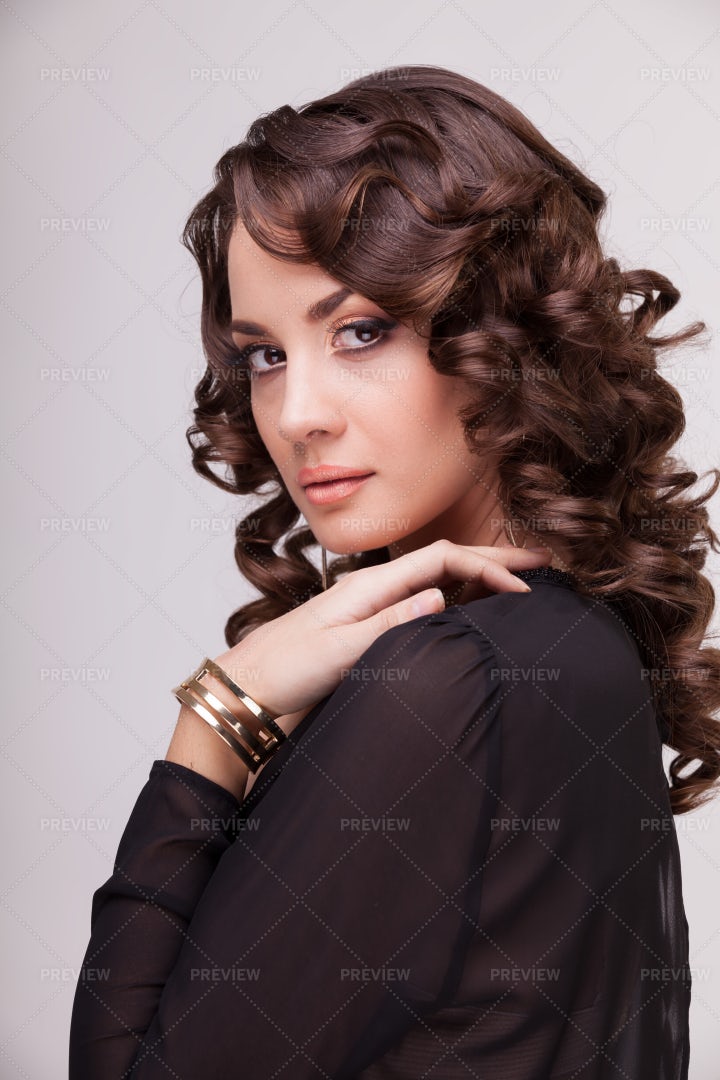 Bronze Makeup: Stock Photos