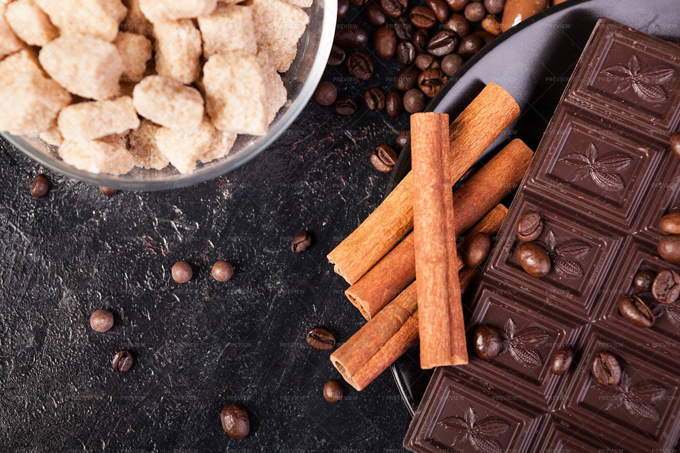 Ingredients For Dessert: Stock Photos