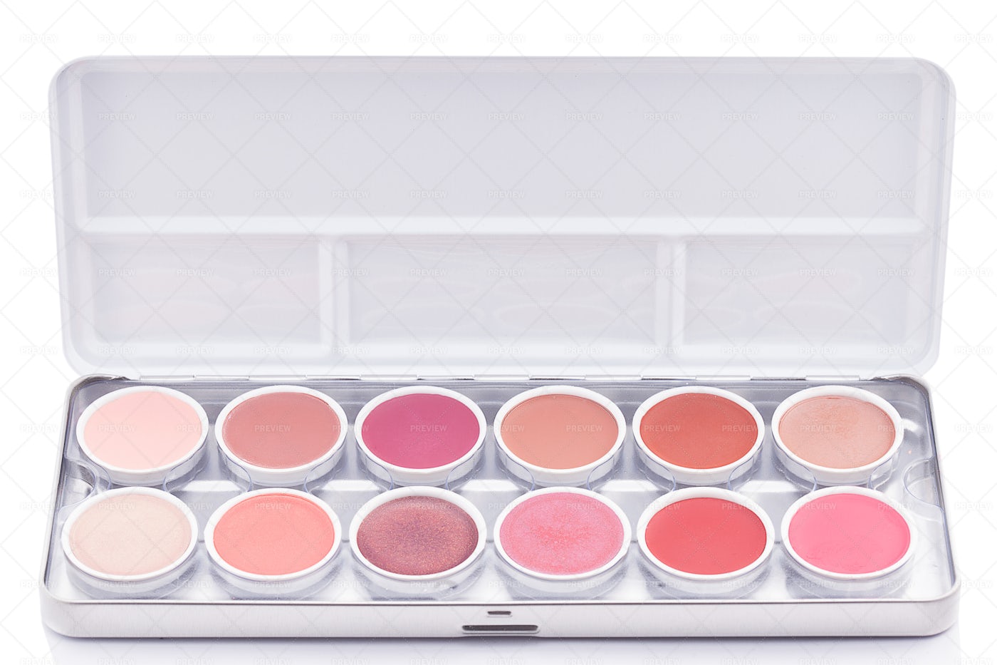 Pink Eyeshadow Palette: Stock Photos