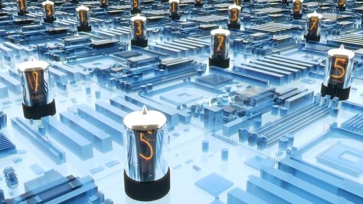 Futuristic cyberspace: Stock Motion Graphics