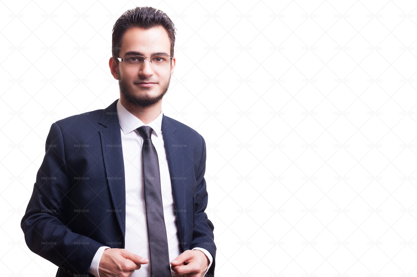 Businessman In Blue Suit: Stock Photos