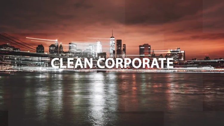 Clean Corporate Slideshow: After Effects Templates
