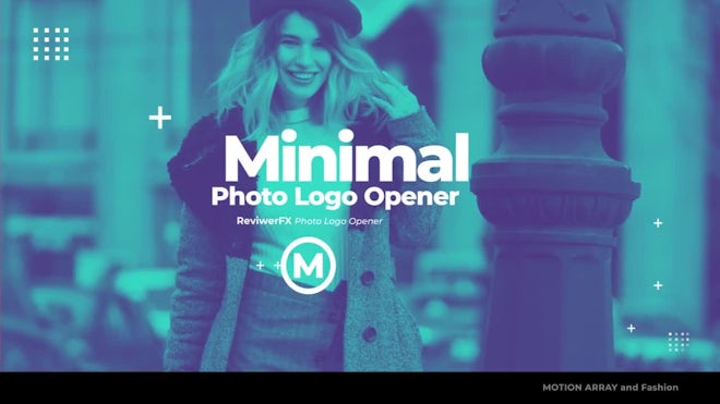 Minimal Photo Logo Opener Freebies template preview