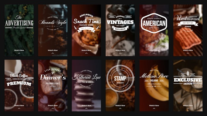 Instagram Stories - Brand Eatery & Cafe Freebies template preview