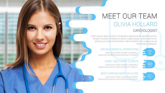 Clinic Presentation Freebies template preview