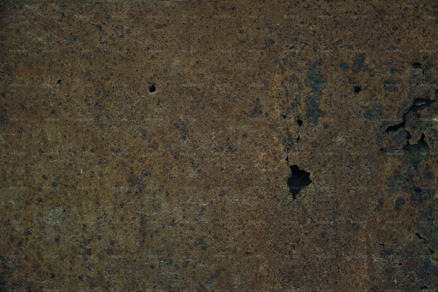Rusty Iron Texture With Holes: Stock Photos