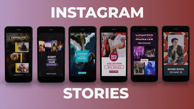 Instagram Stories Package Freebies template preview
