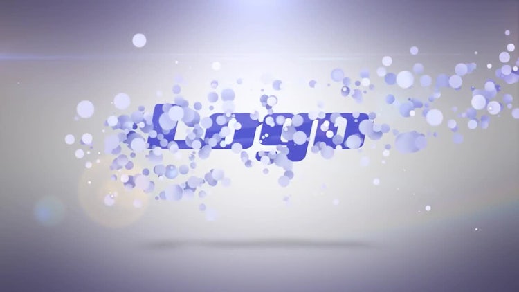 Clean Particle Logo: After Effects Templates