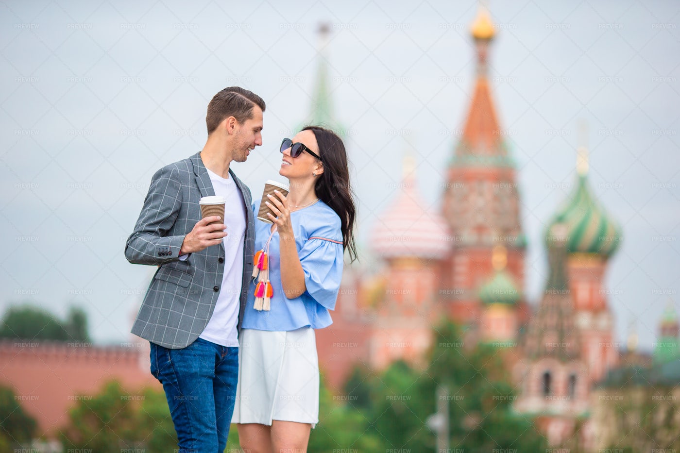 Couple In Russia: Stock Photos