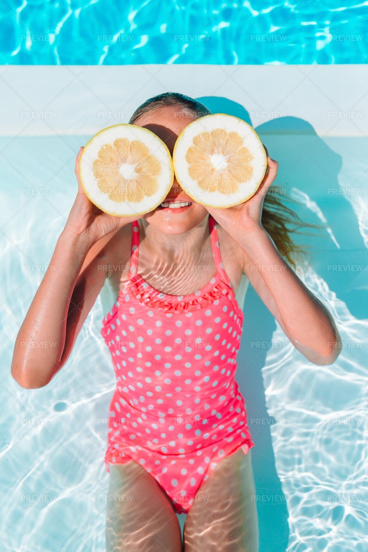 Lemon Halves Over Eyes: Stock Photos