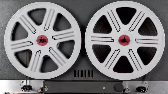 Vintage Tape Recorder Background 1: Stock Video