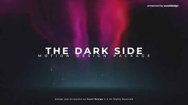The Dark Side Titles Freebies template preview