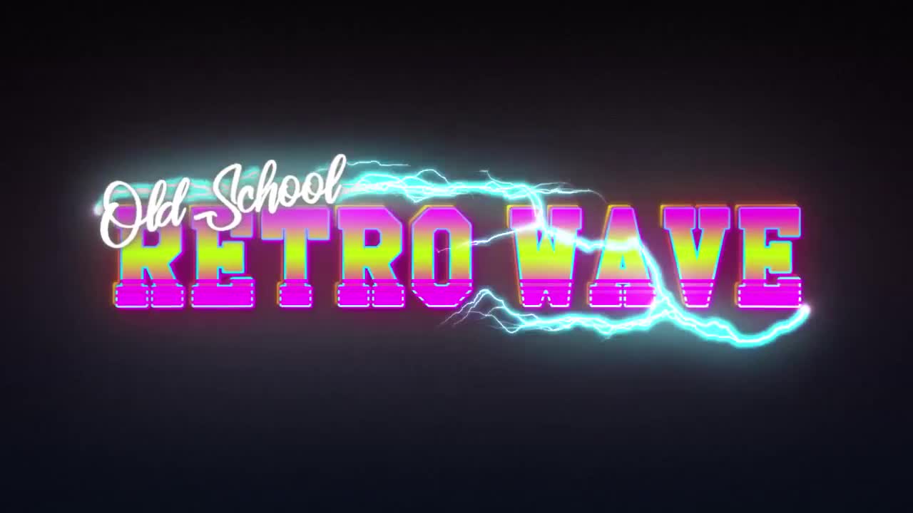 Retro Wave Intro Old School After Effects Templates Motion Array