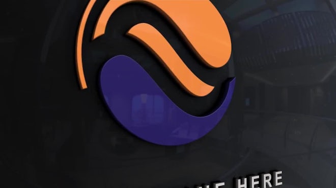 Wall Logo Mock-Up Freebies template preview