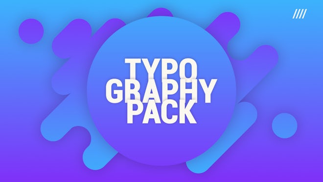 Creative Typography Pack Freebies template preview