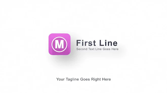 Minimal Social Network Icons Logo