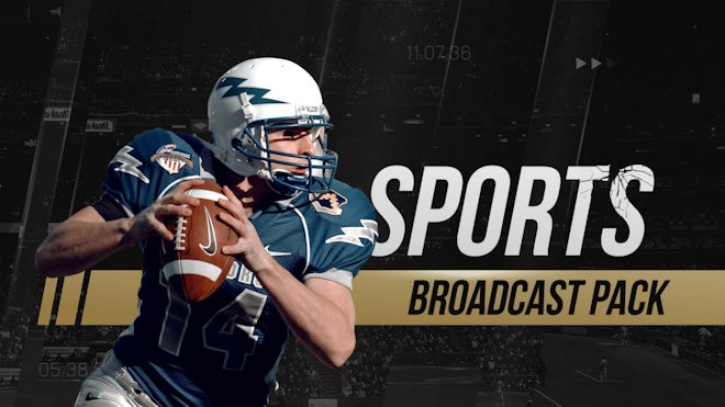 Sports Trailer Broadcast Package Freebies template preview