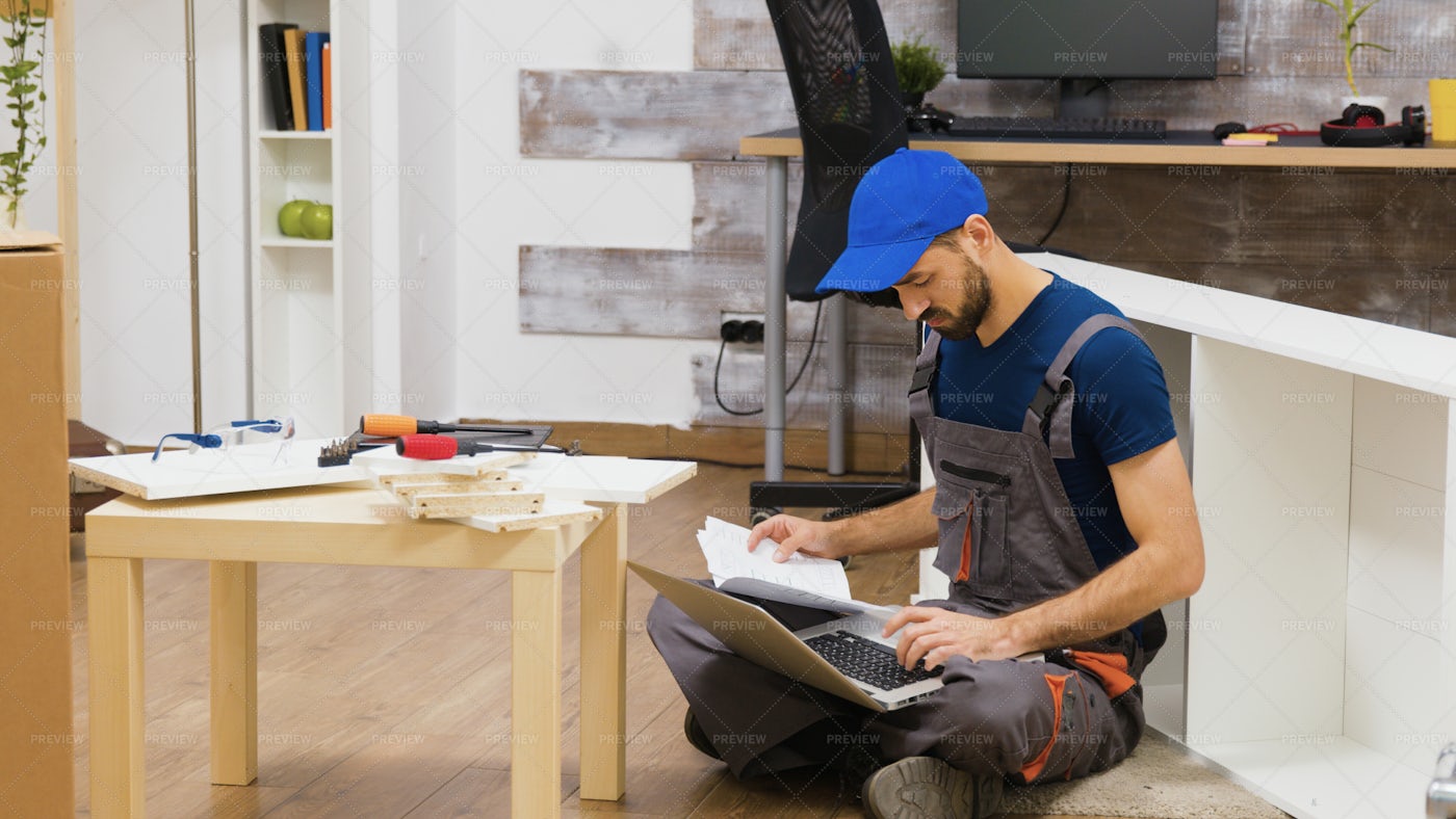 Registering Warranty On Laptop: Stock Photos