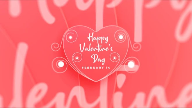 Valentine Love Freebies template preview