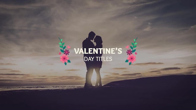 Saint Valentine Titles Freebies template preview