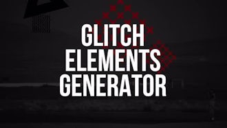 Glitch Elements Generator: Motion Graphics Templates