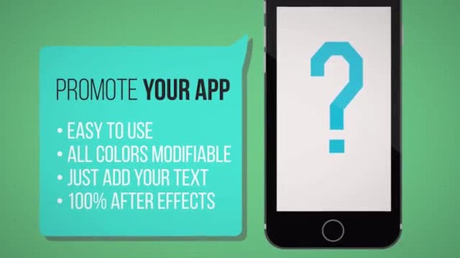 app promo after effects templates