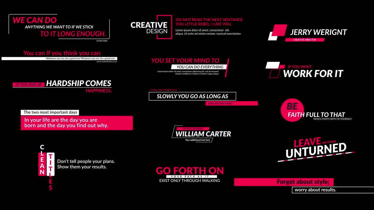 Social Media Titles 2.0 Motion Graphics Templates Motion Array