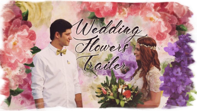 Wedding Flowers Trailer Freebies template preview