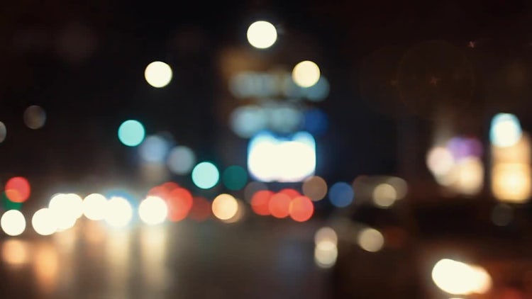 Traffic Bokeh Light: Stock Video