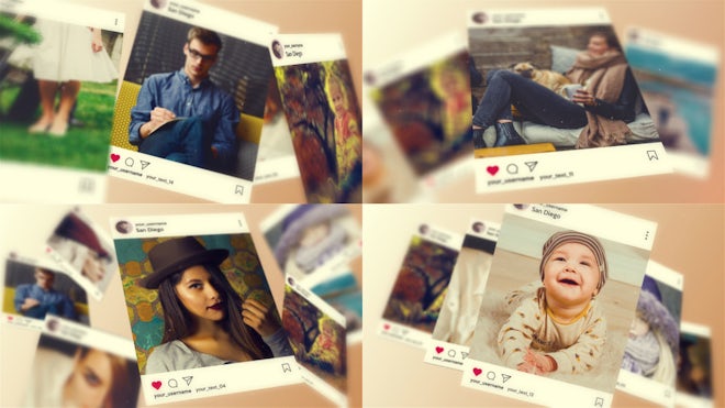 Instagram Slideshow Freebies template preview
