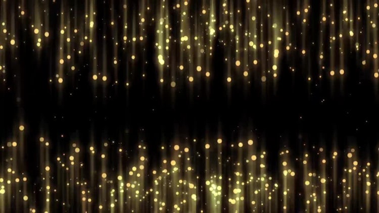 Gold Particles Drape Background: Stock Motion Graphics