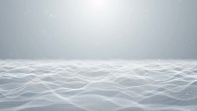 Particles White Background: Stock Motion Graphics