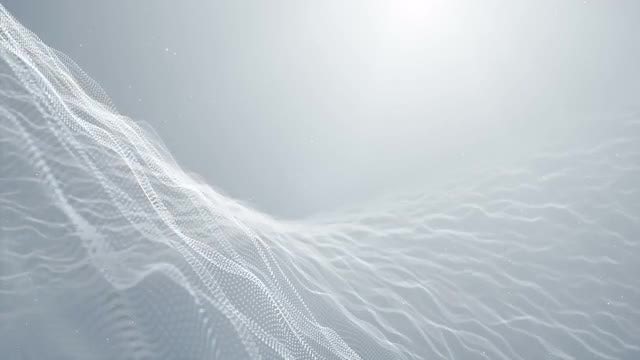 Particles White Background: Stock Motion Graphics