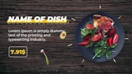 Food Menu After Effects Templates Motion Array