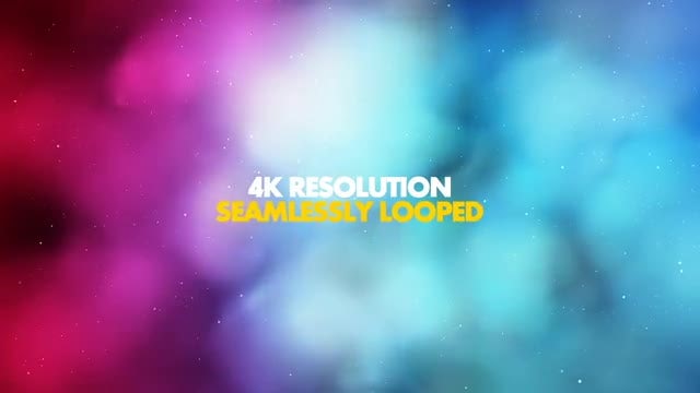 Colorful Magical Clouds: Stock Motion Graphics