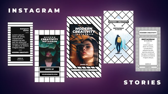 Instagram Stories Pack 35 Freebies template preview